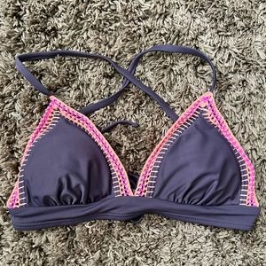 Purple Xhilaration Swim Top